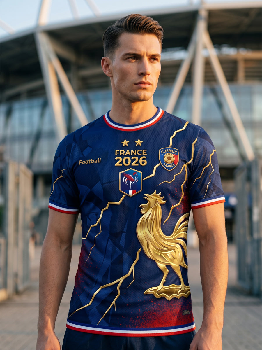 T-shirt manches courtes France Football pour homme