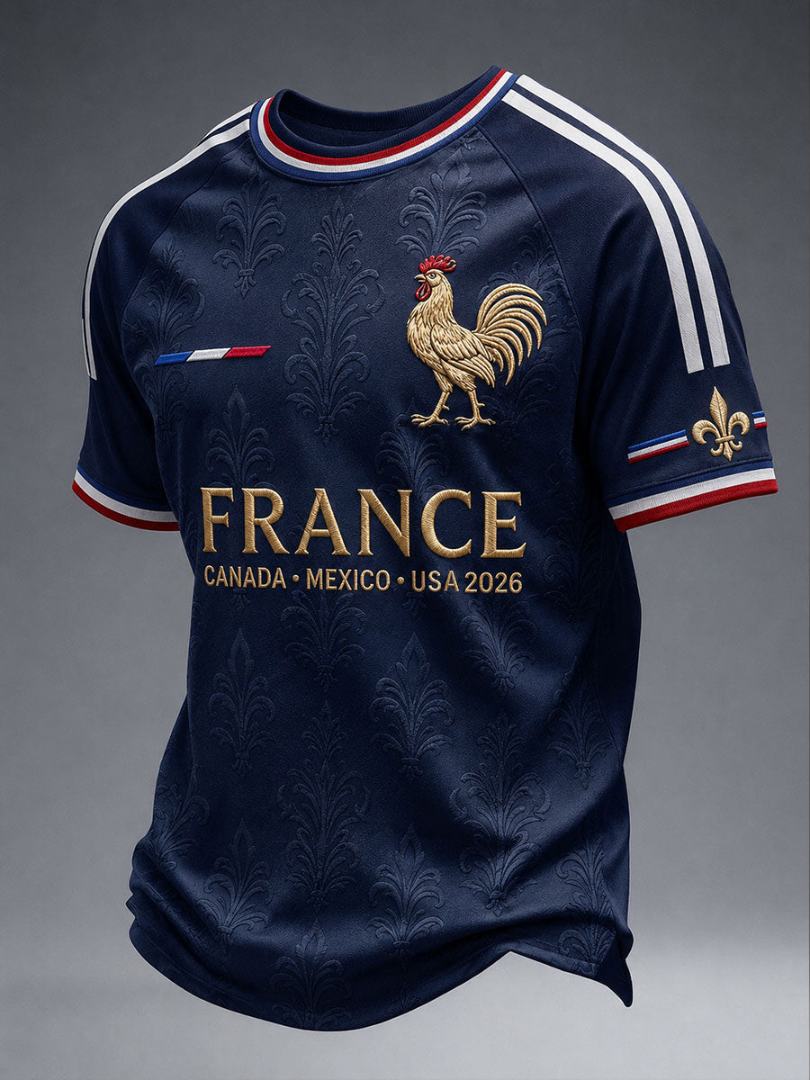T-shirt manches courtes France Football pour homme
