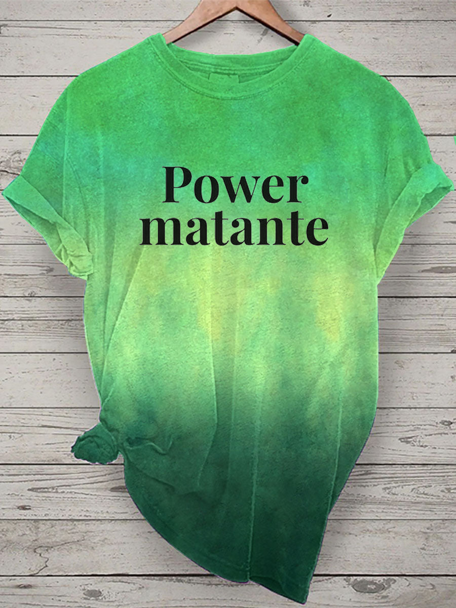 T-shirt Power matante Femme