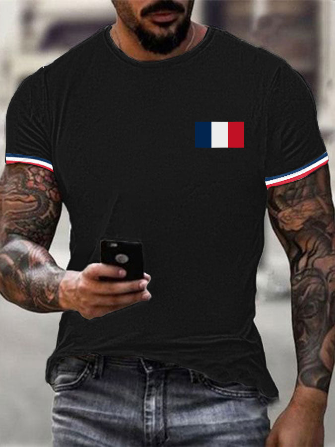 T-shirt à manches courtes Liberte Egalite Fraternite Homme