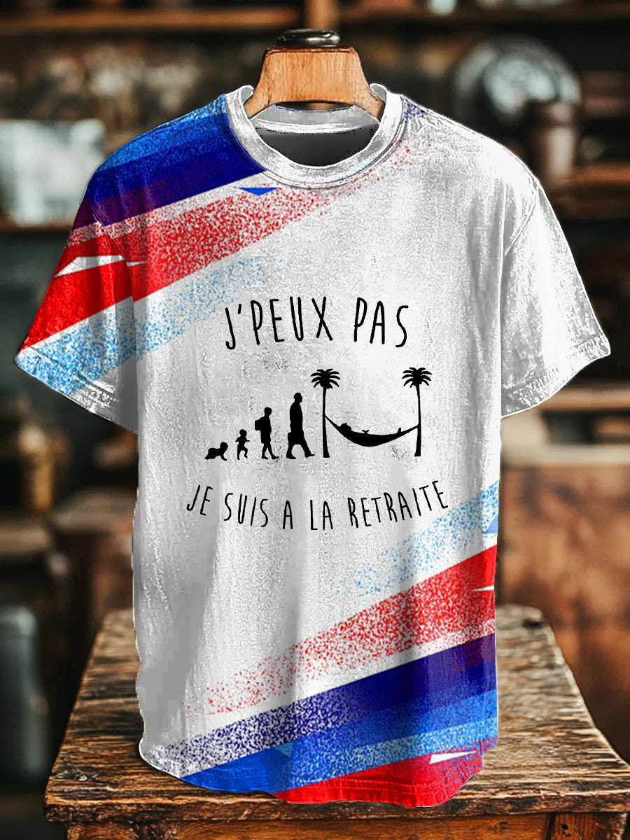 T-shirt à manches courtes J'Peux Pas Je Suis A La Retraite Homme