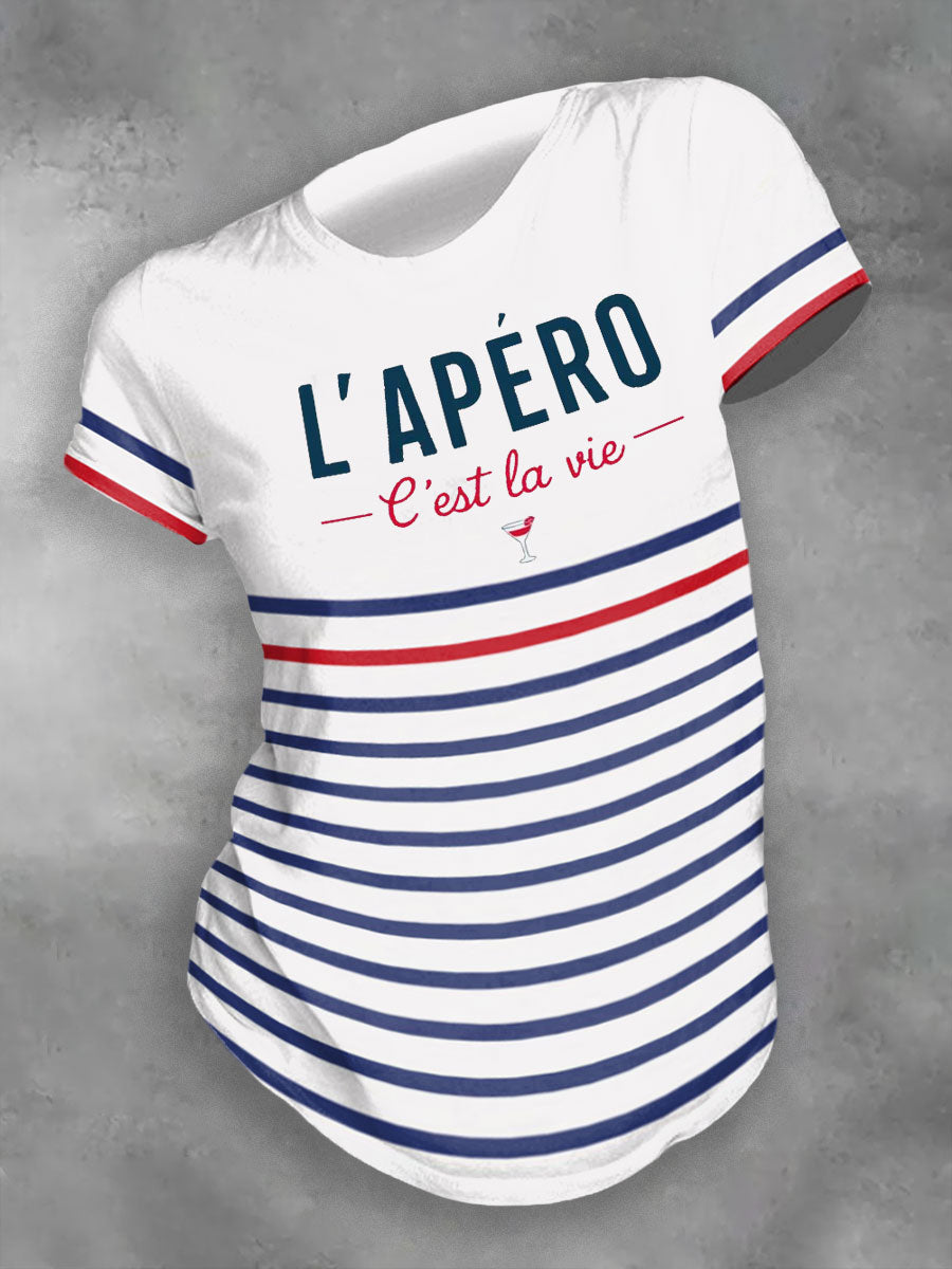 T-shirt imprimé France That’s Life Femme Blanc / S