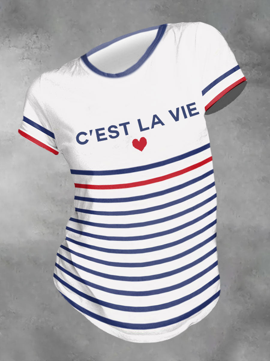 T-shirt imprimé France That’s Life Femme Blanc / S