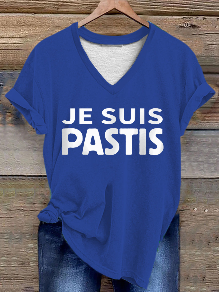 T-shirt Je Suis Pastis Femme
