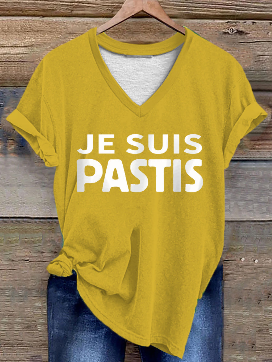 T-shirt Je Suis Pastis Femme