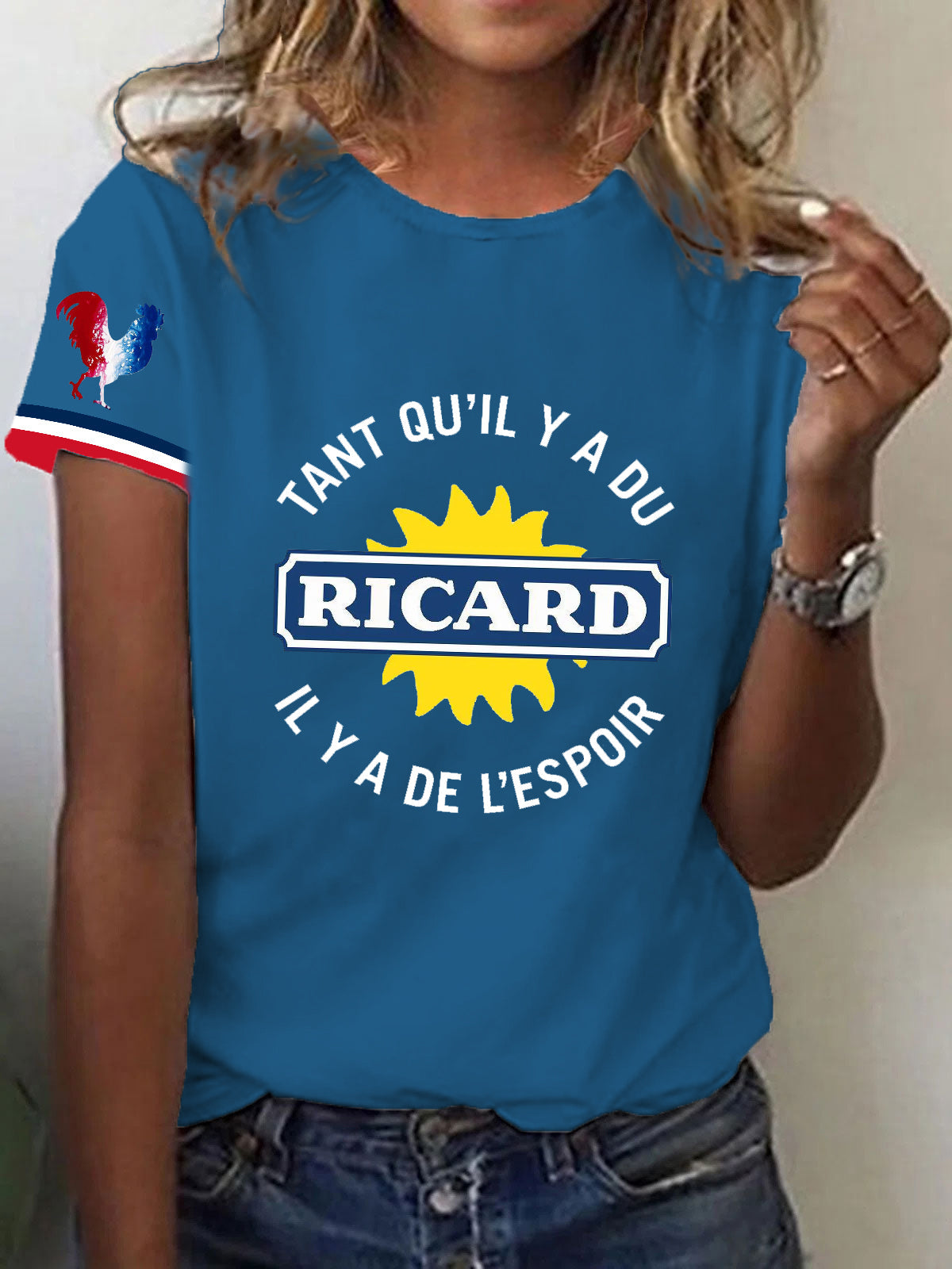 T-shirt à manches courtes Tant Qu'il Y A Du Ricard Femme