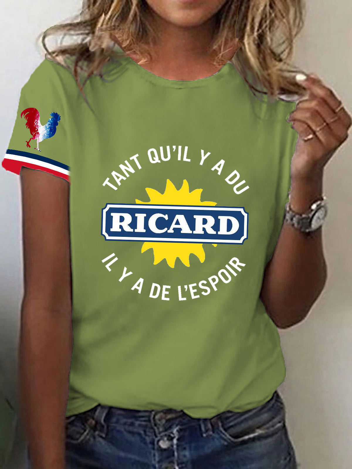 T-shirt à manches courtes Tant Qu'il Y A Du Ricard Femme