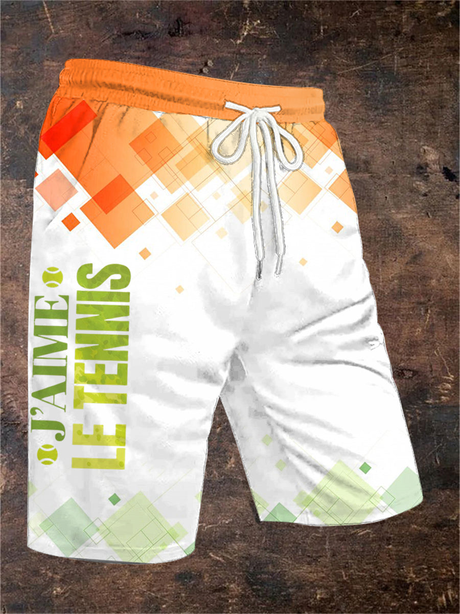 Short de tennis imprimé Roland Garros Homme comme image / S