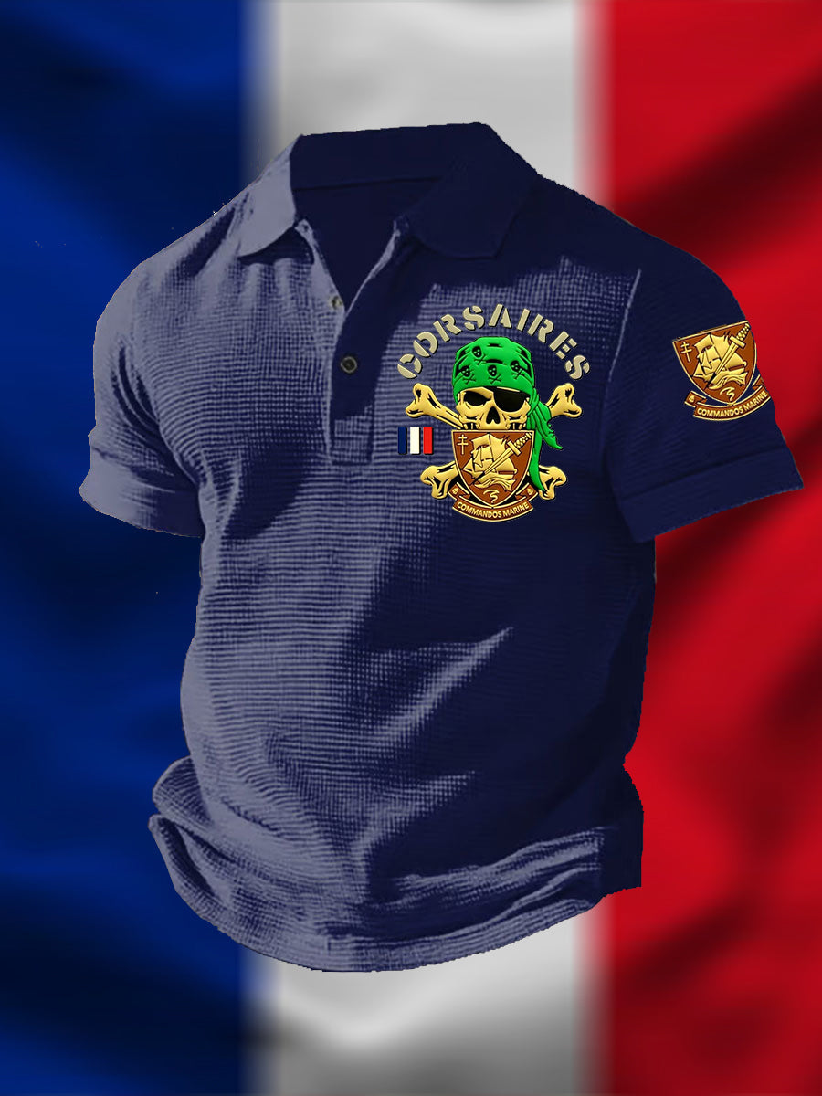 T-shirt à manches courtes Commandos Marine Homme