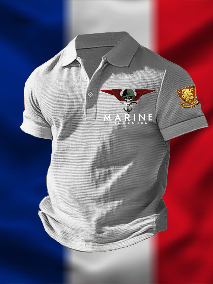 T-shirt à manches courtes Commandos Marine Homme