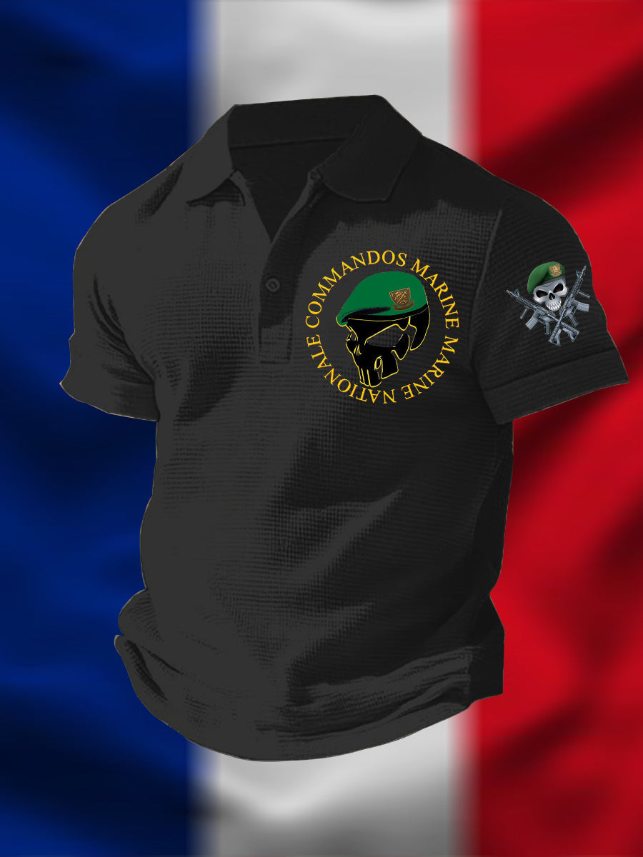 T-shirt à manches courtes Commandos Marine Homme