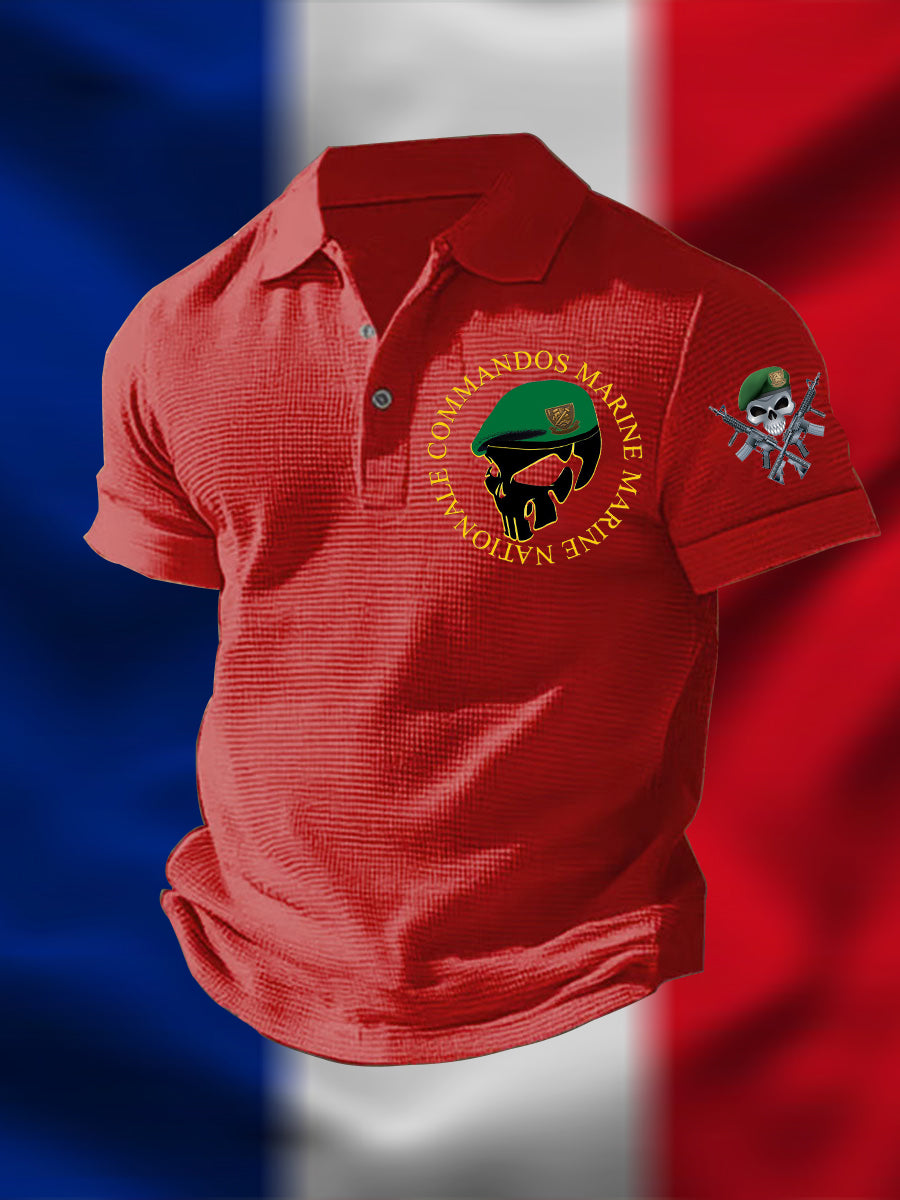 T-shirt à manches courtes Commandos Marine Homme
