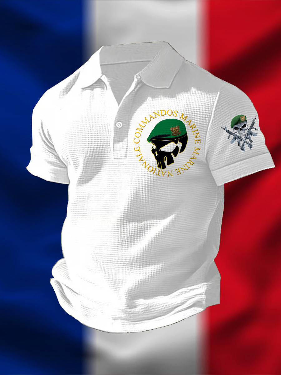 T-shirt à manches courtes Commandos Marine Homme