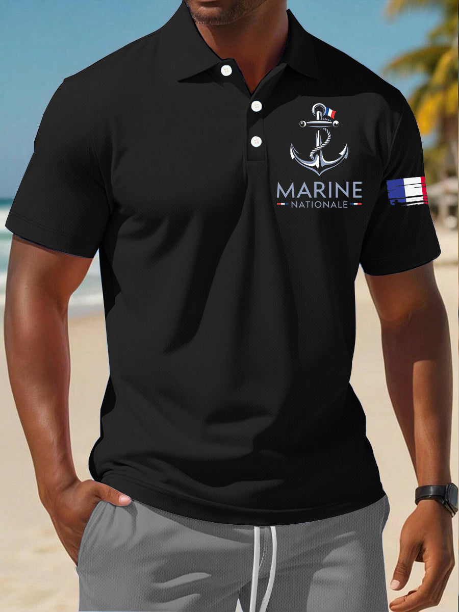 T-shirt à manches courtes Marine Nationale Homme