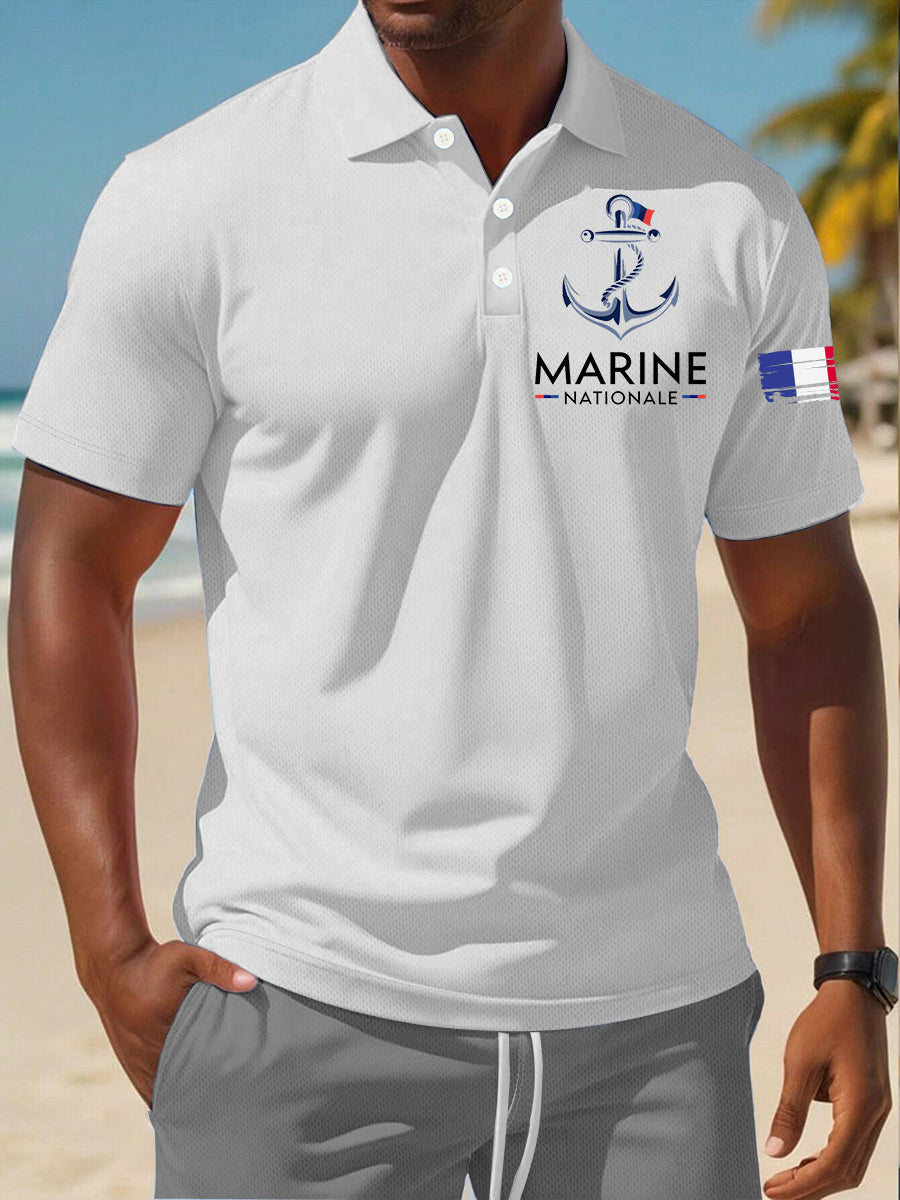 T-shirt à manches courtes Marine Nationale Homme