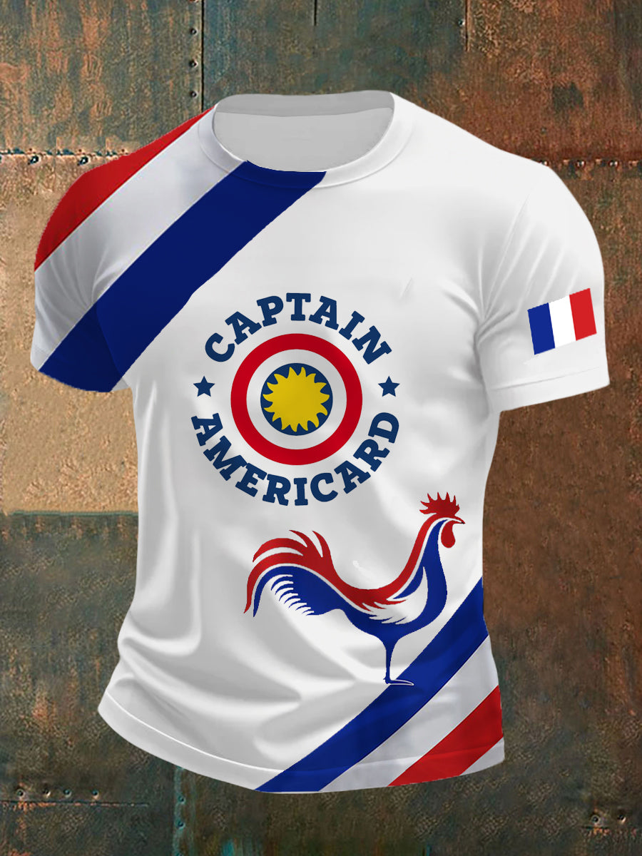 T-shirt imprimé à manches courtes Ricard Homme
