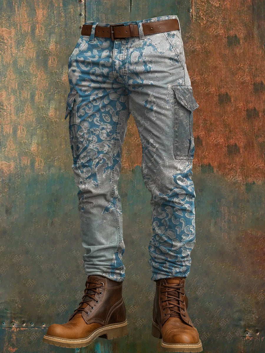 Pantalon de travail décontracté pour hommes rétro vacances Business Art Print