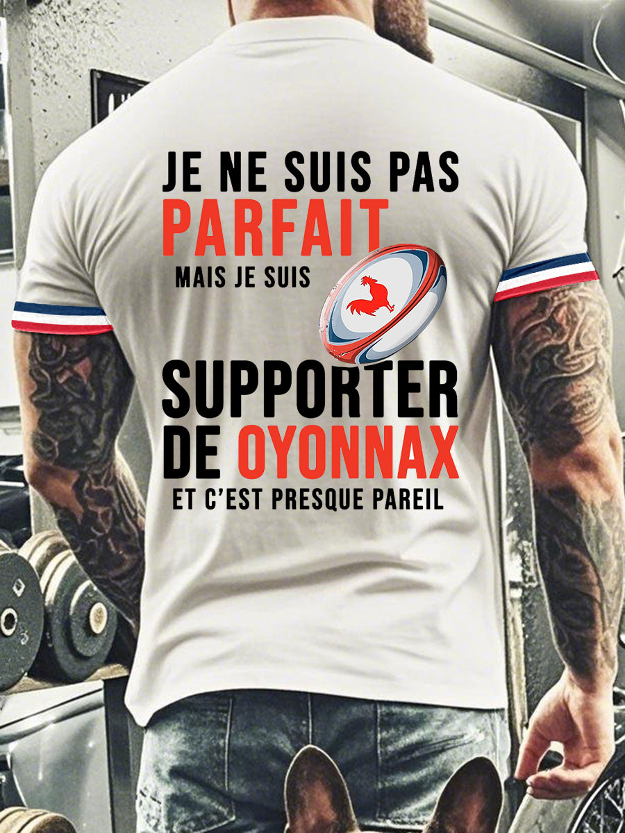 T-shirt à manches courtes Je Ne Suis Pas Parfait Mais Je Suis pour homme