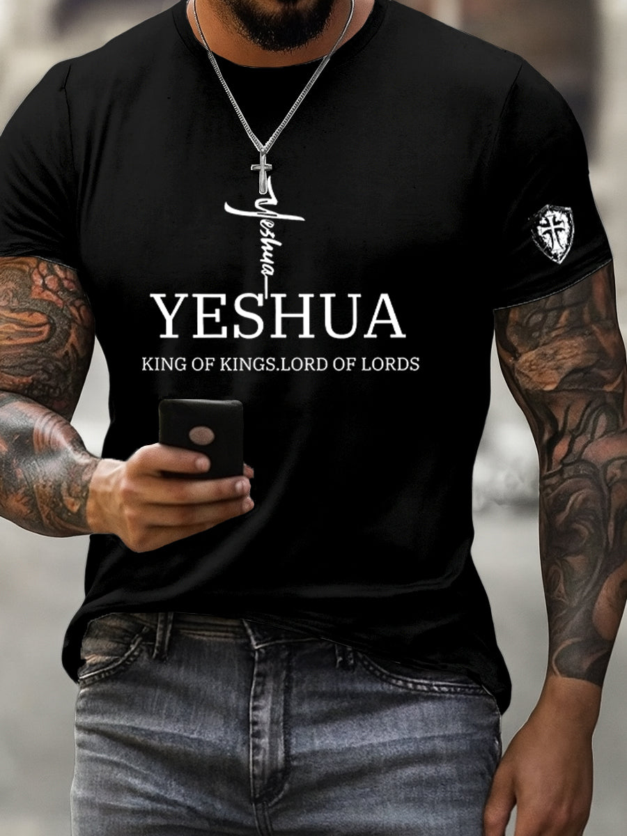 T-shirt décontracté à manches courtes Art of Faith pour hommes