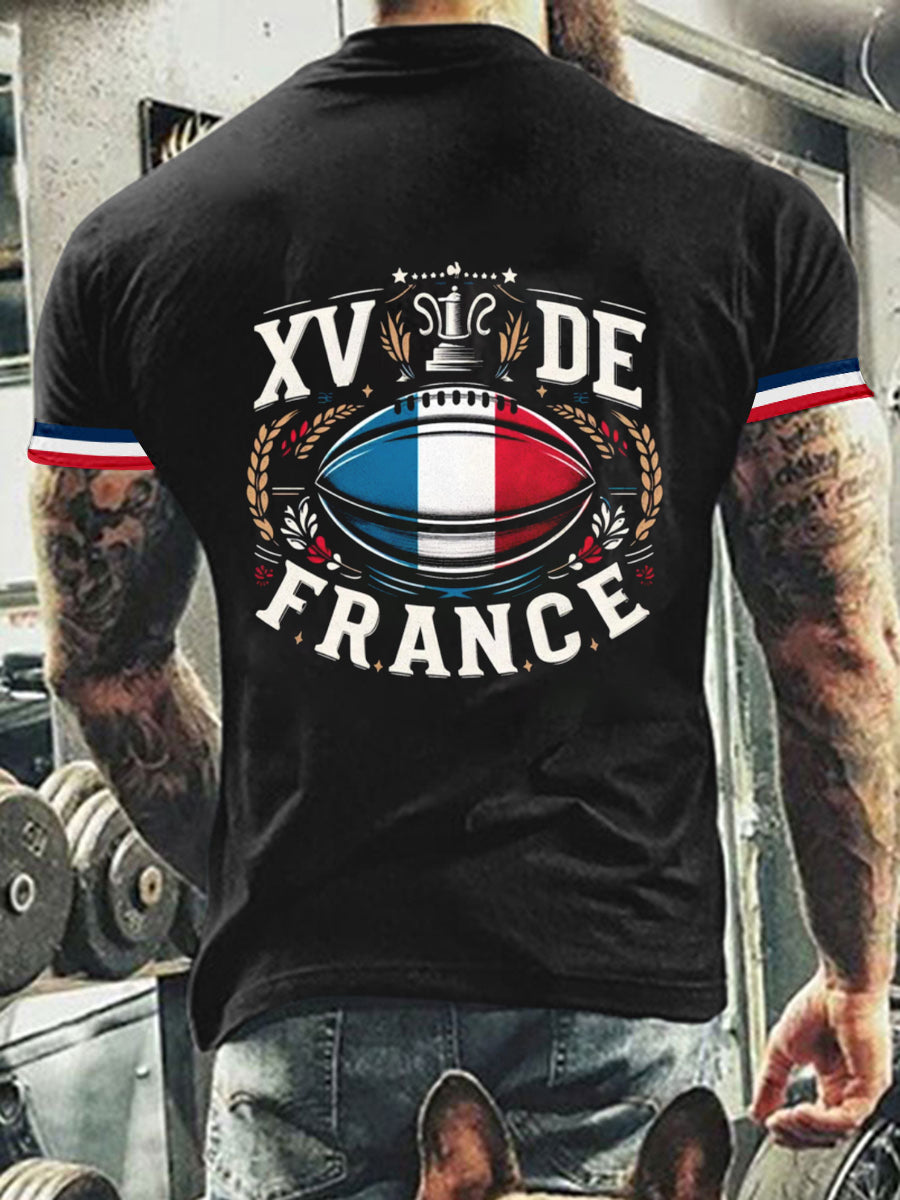 T-shirt à manches courtes French Rugby Homme