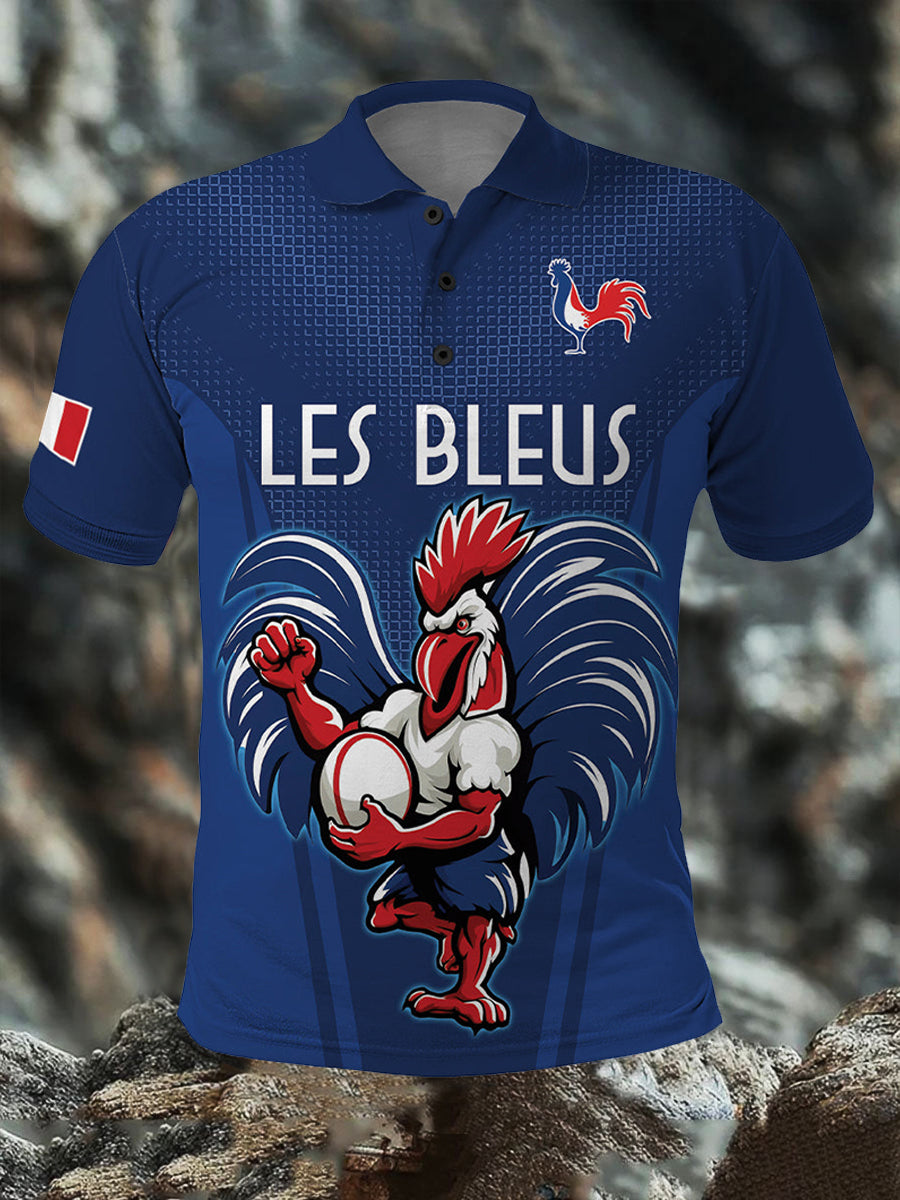 Chemise à manches courtes France Rugby Homme