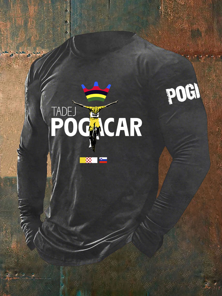 T-shirt à manches longues Tour De France Pogi Homme