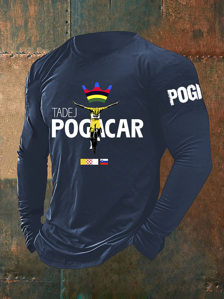 T-shirt à manches longues Tour De France Pogi Homme