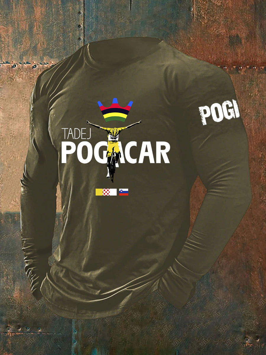 T-shirt à manches longues Tour De France Pogi Homme