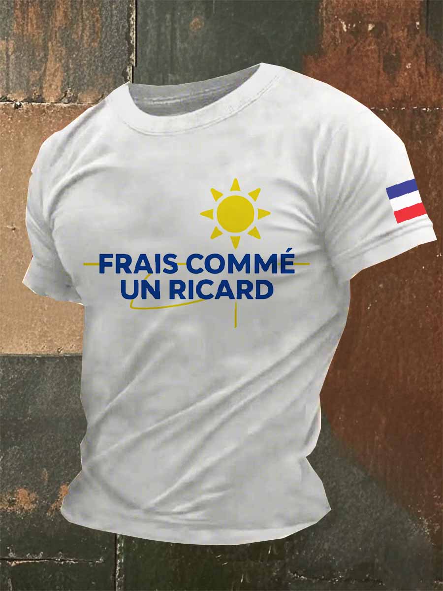 T-Shirt À Manches Courtes Pour Homme Richard