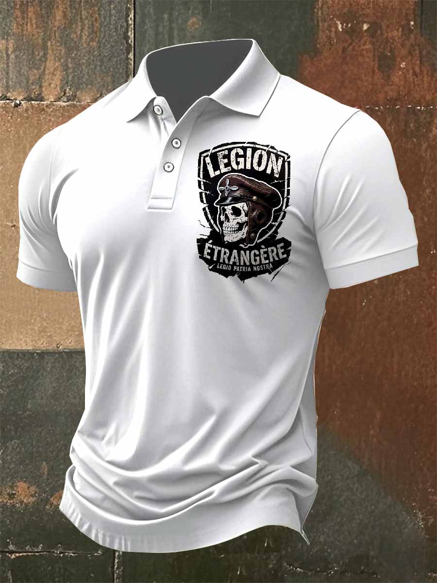 Polo Vintage Légion Étrangère Homme Imprimé