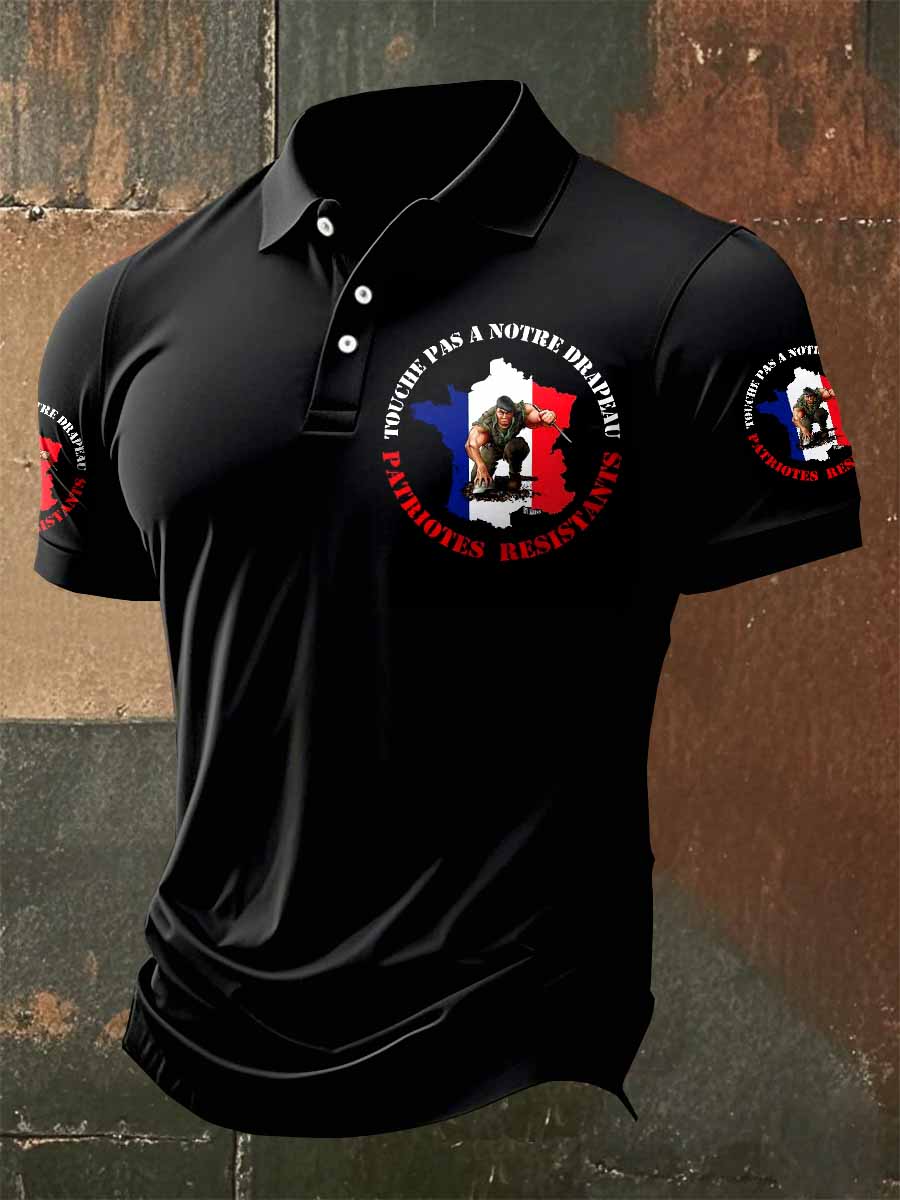 Polo Vintage Légion Étrangère Homme Imprimé