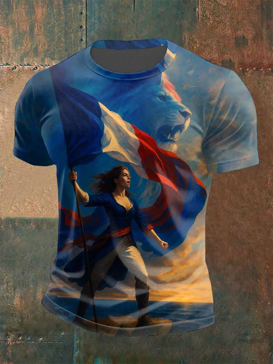 T-Shirt À Manches Courtes Vintage Marianna Pour Homme