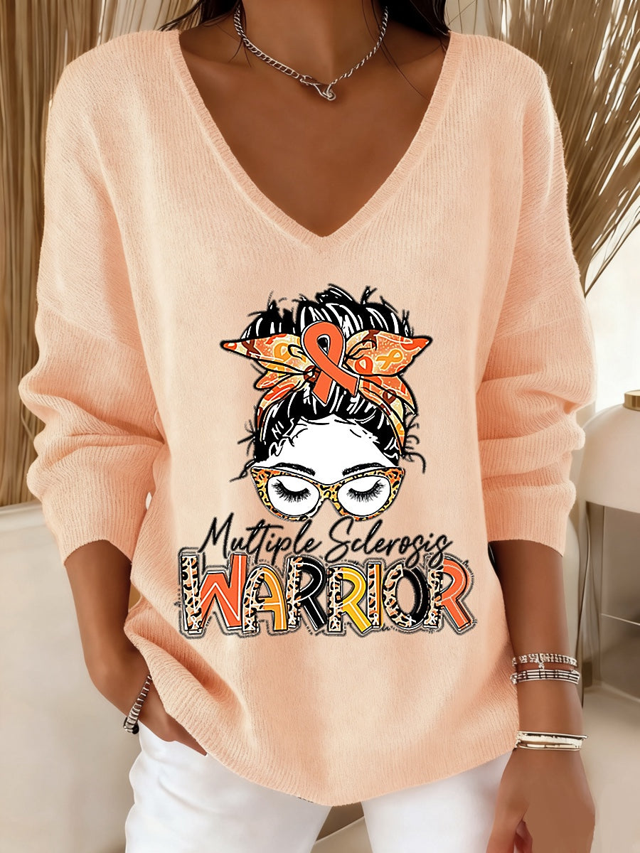 Haut Décontracté Rétro Animal Art Floral Col V Femme