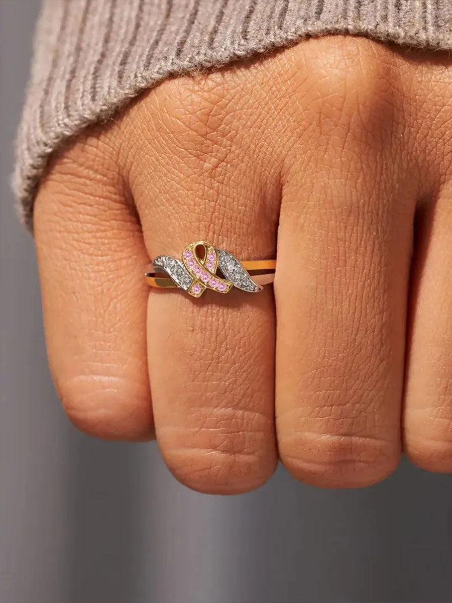 Bague cancer du sein pour femme