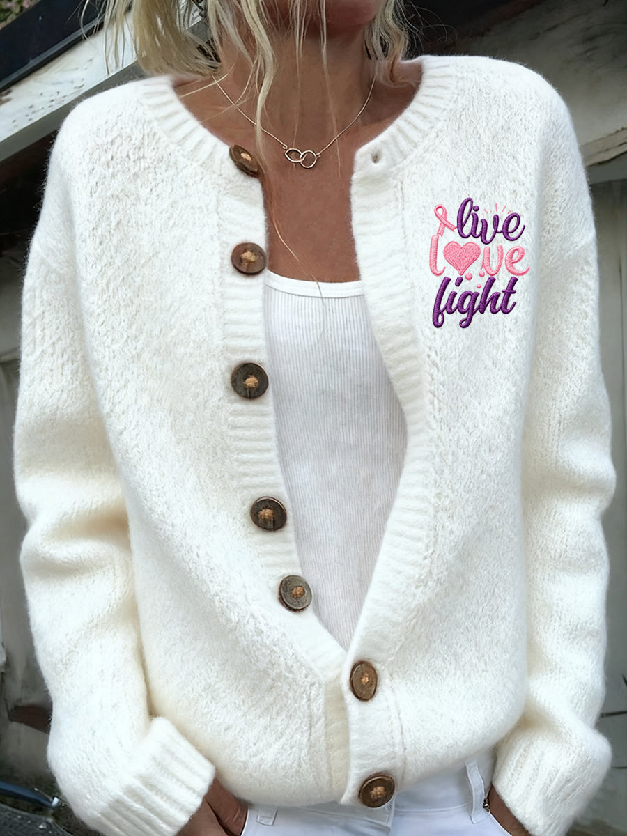 Femmes Vintage Animal Floral Art Casual Cardigan Top