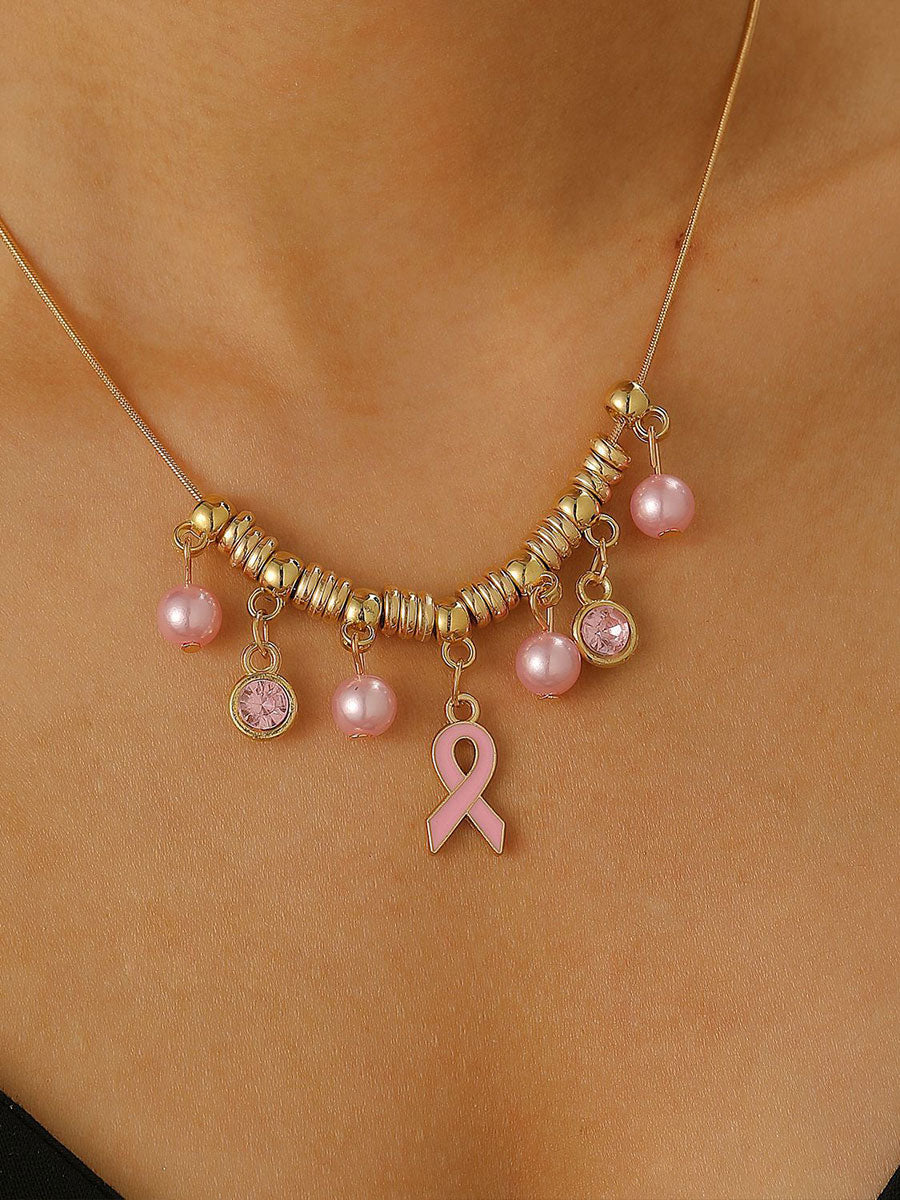 Sensibilisation au cancer du sein Accessoires ruban rose pour femmes