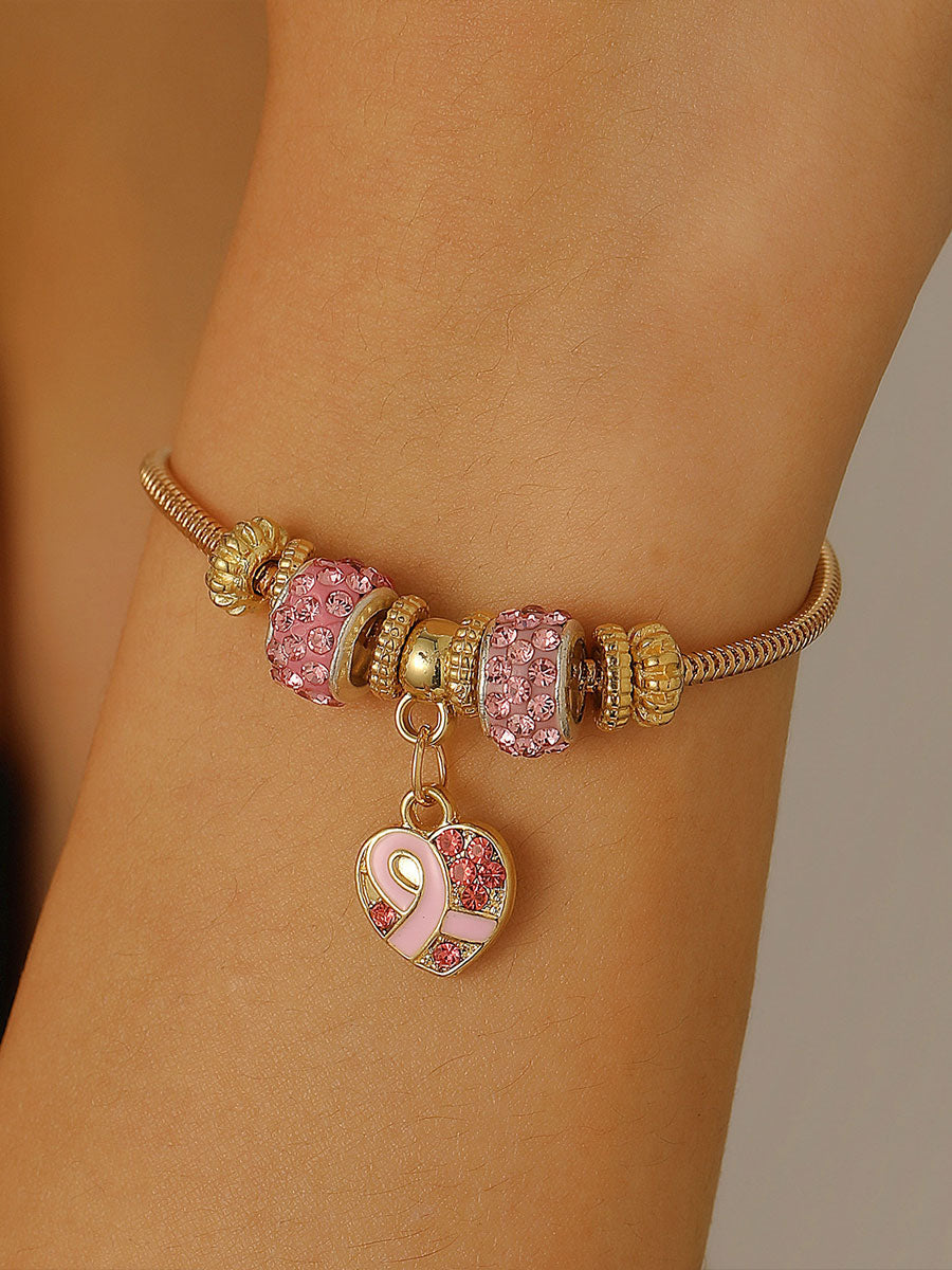 Sensibilisation au cancer du sein Accessoires ruban rose pour femmes