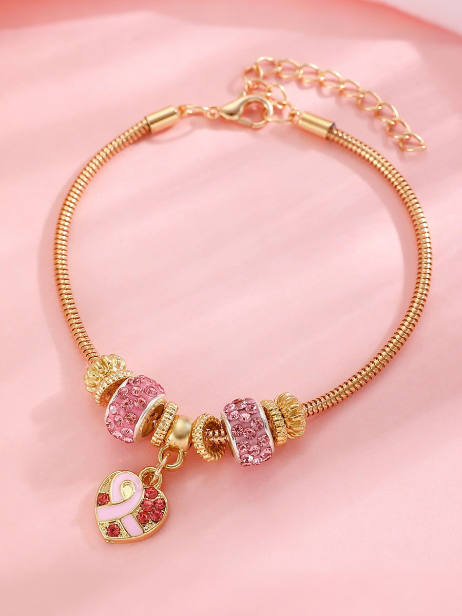 Sensibilisation au cancer du sein Accessoires ruban rose pour femmes