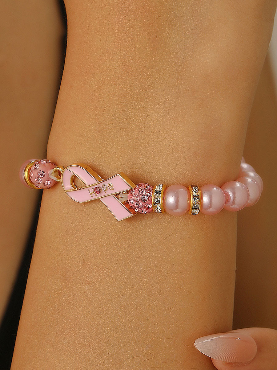 Sensibilisation au cancer du sein Accessoires ruban rose pour femmes