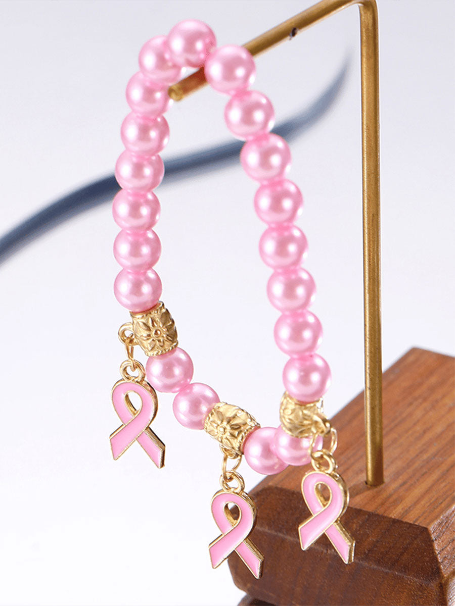 Sensibilisation au cancer du sein Accessoires ruban rose pour femmes