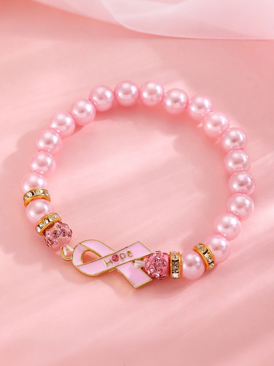 Sensibilisation au cancer du sein Accessoires ruban rose pour femmes