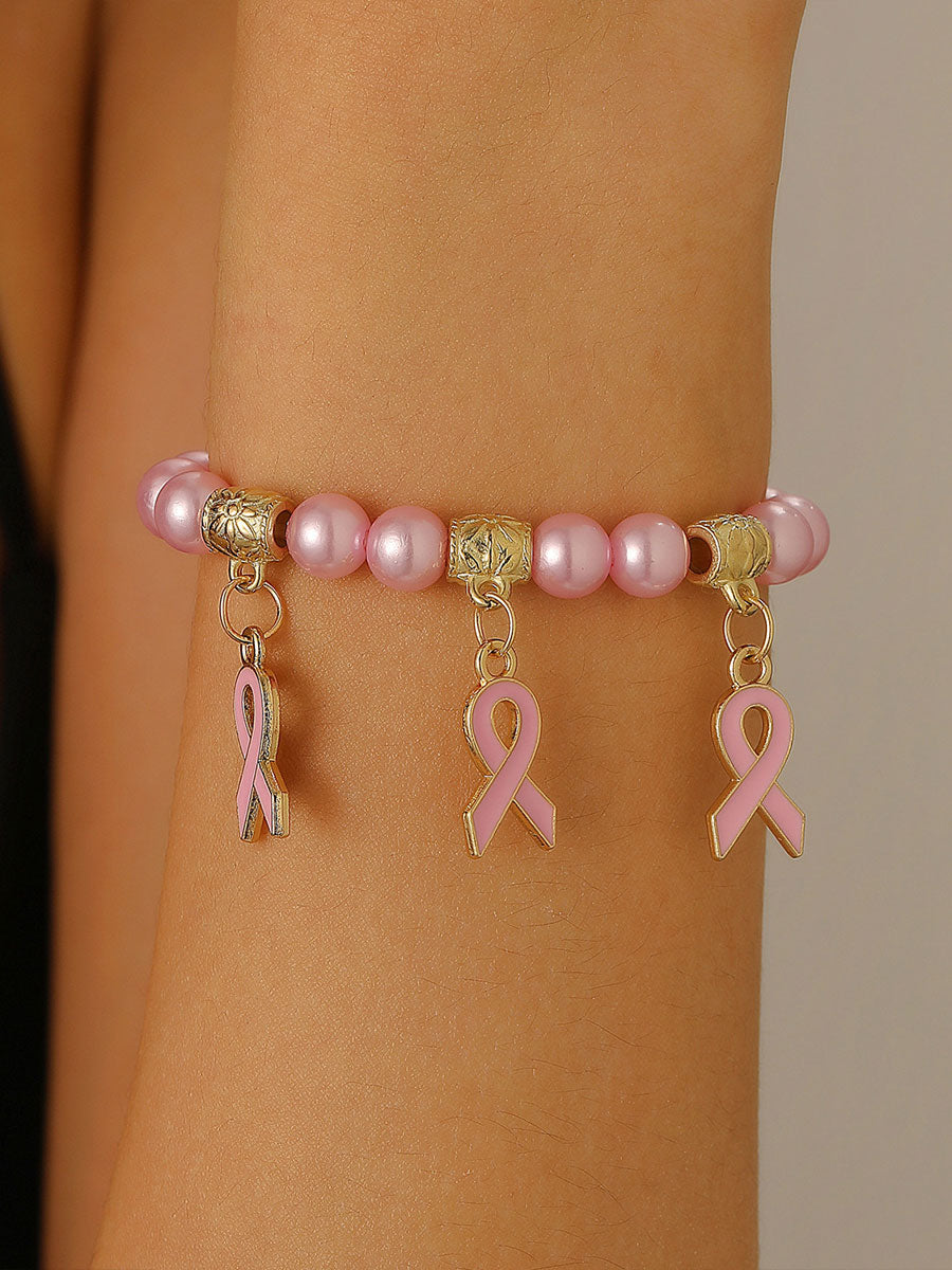 Sensibilisation au cancer du sein Accessoires ruban rose pour femmes