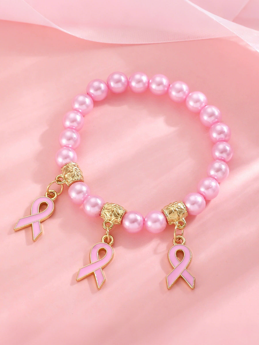 Sensibilisation au cancer du sein Accessoires ruban rose pour femmes