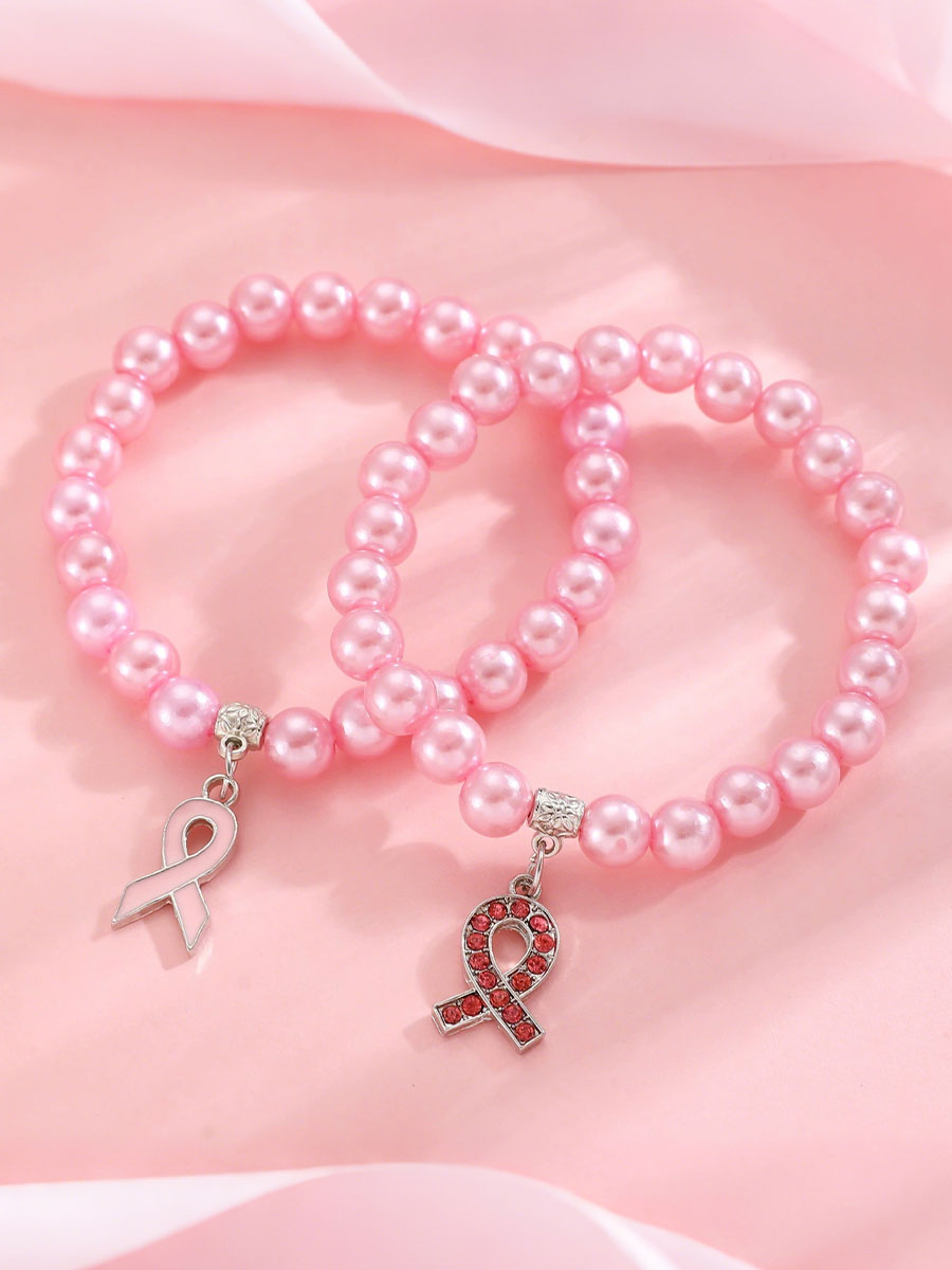 Sensibilisation au cancer du sein Accessoires ruban rose pour femmes