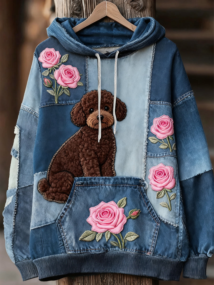 Unisexe Animal Art Print Casual Vintage Hoodie