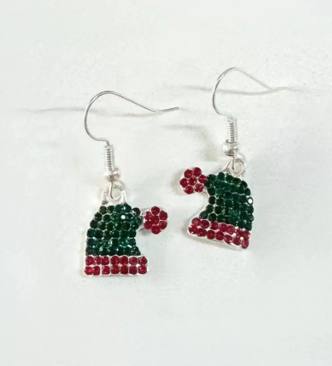 Boucles d'oreilles de Noël pour femmes