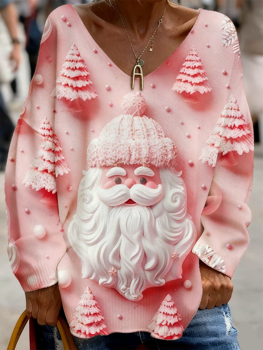 Noël des femmes ample-Fit Casual ras du cou Sweatshirt