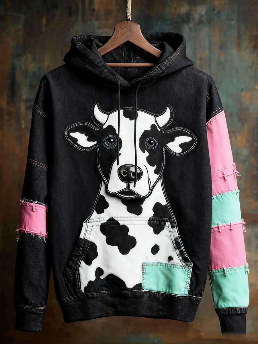 Unisexe Animal Art Print Casual Vintage Hoodie
