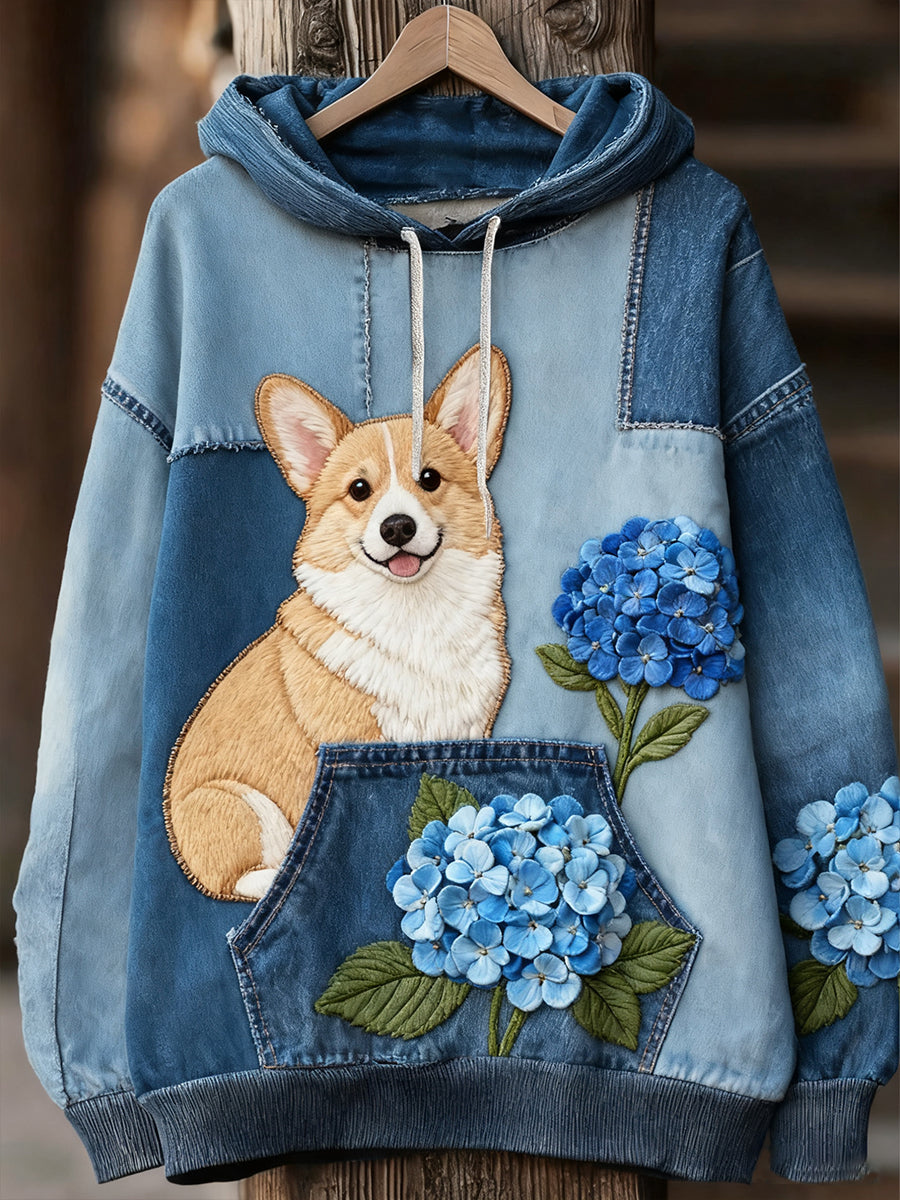 Unisexe Animal Art Print Casual Vintage Hoodie