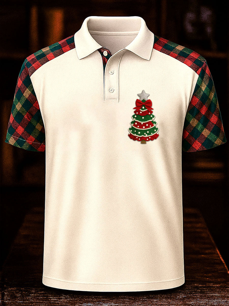 Chemise Christmas Tree Plaid pour homme